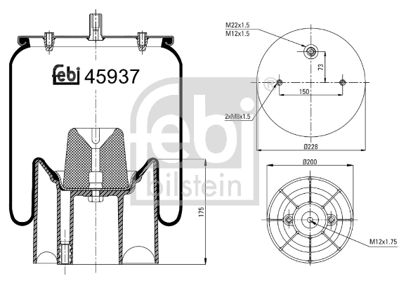 Bellow, air suspension